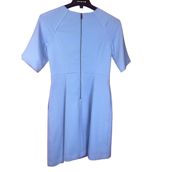 Vince Camuto short sleeve dress with pocket, full zip back in a size 6 - Picture 2 of 6